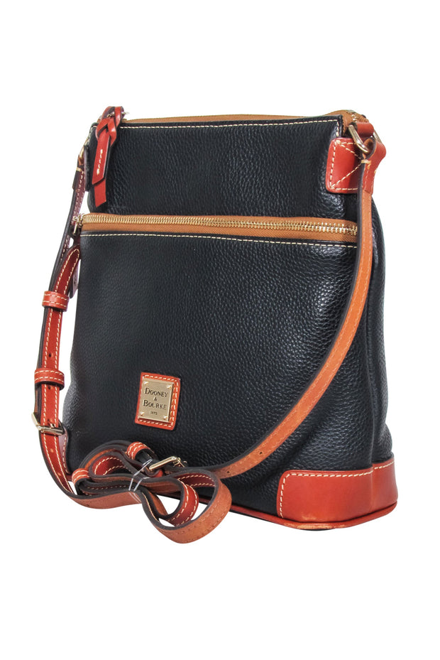 Current Boutique-Dooney & Bourke - Black Pebbled Leather Crossbody