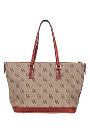 Current Boutique-Dooney & Bourke - Brown Monogram Tote