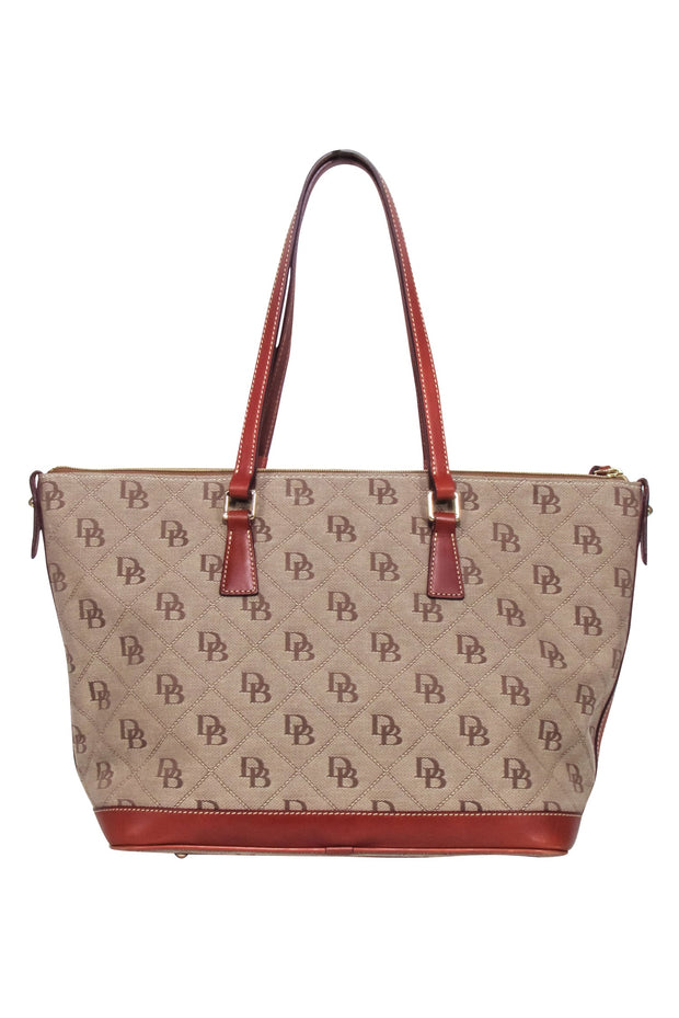 Current Boutique-Dooney & Bourke - Brown Monogram Tote