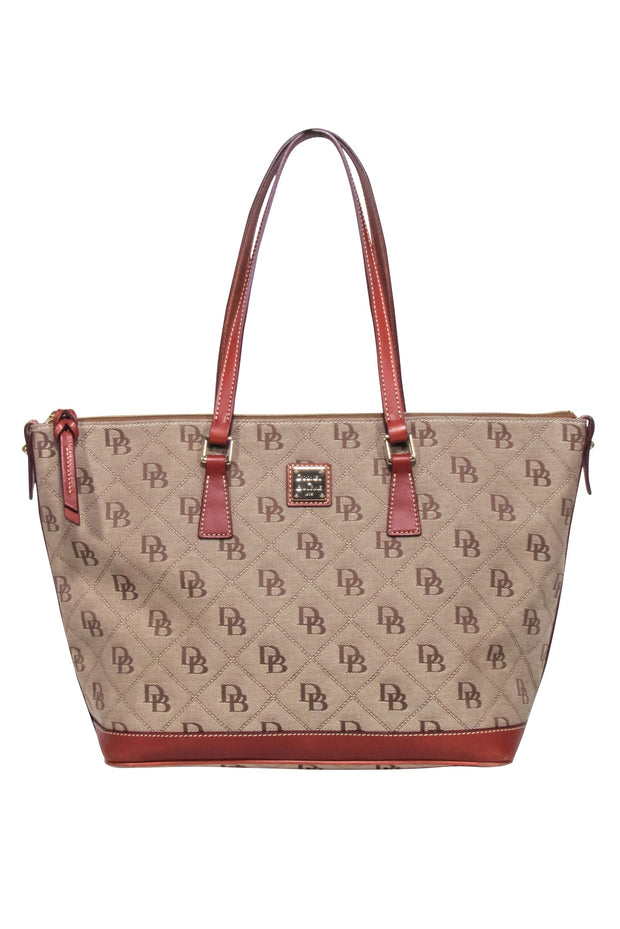 Current Boutique-Dooney & Bourke - Brown Monogram Tote