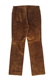 Current Boutique-Earl Jean - Tan Faux Suede Straight Leg Pants Sz 4