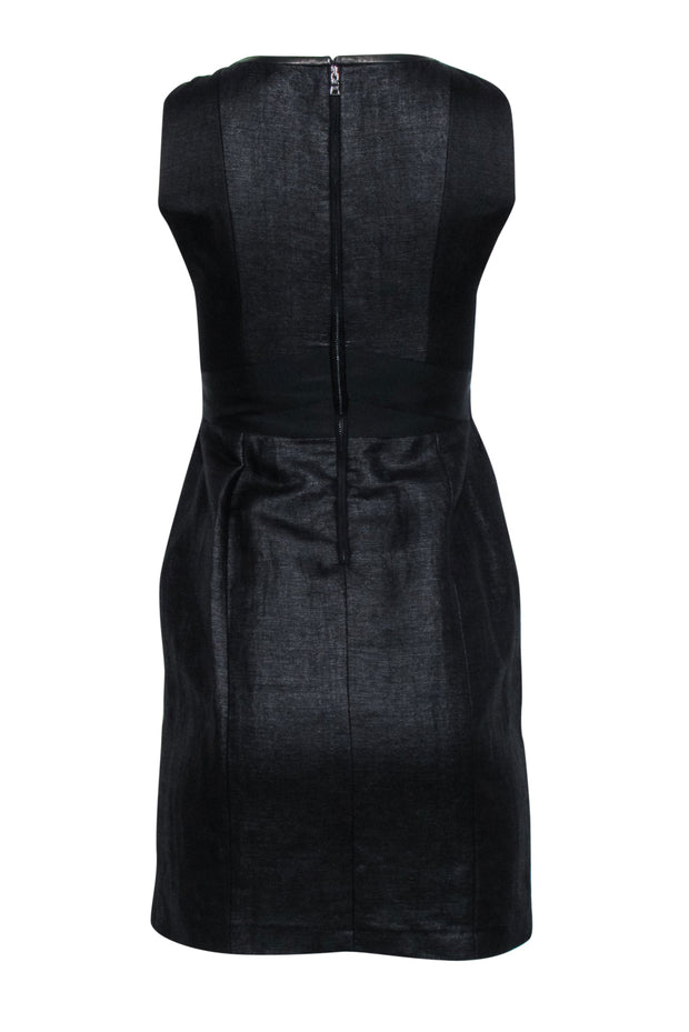 Current Boutique-Elie Tahari - Black Sleeveless Dress w/ Defined Waist Sz 2