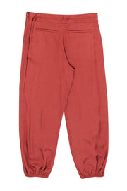 Current Boutique-Elizabeth & James - Sienna Orange Satin Jogger Pants Sz 10