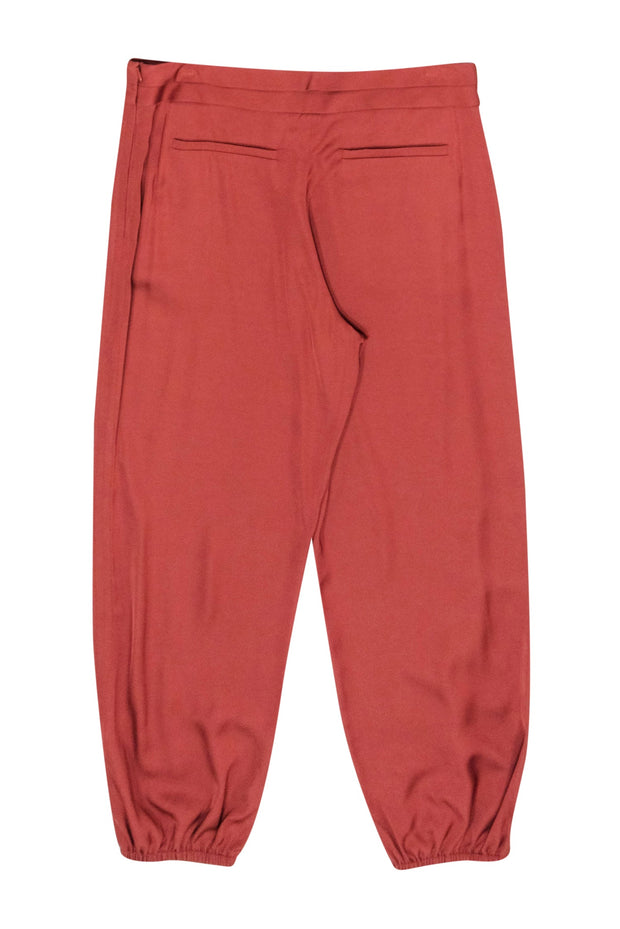 Current Boutique-Elizabeth & James - Sienna Orange Satin Jogger Pants Sz 10