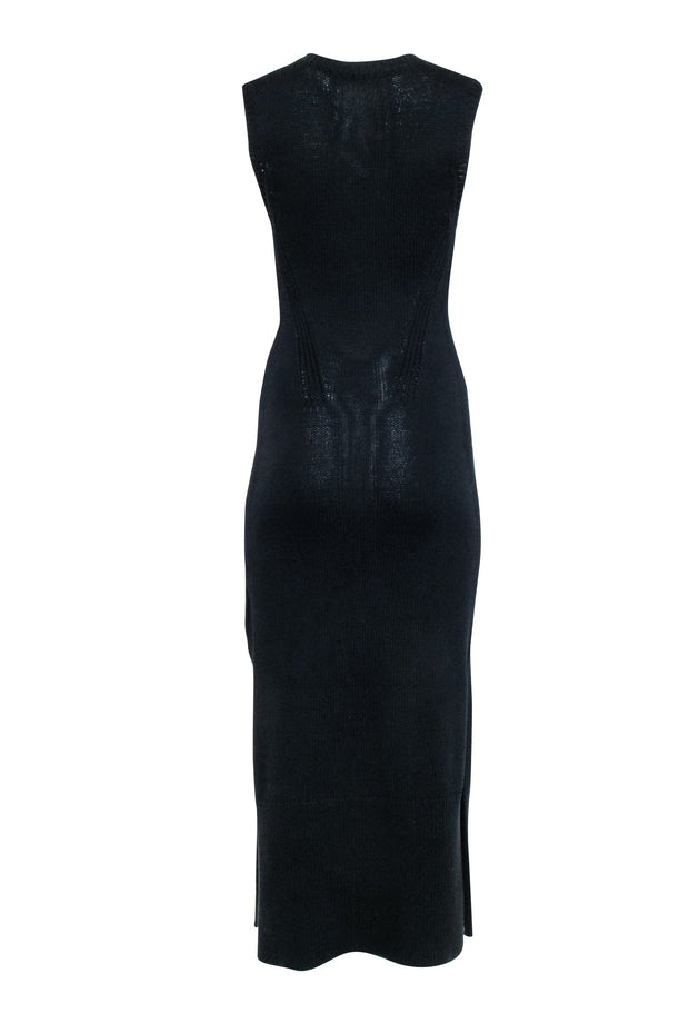 Current Boutique-Equipment - Black Knit "Anthemis" Sleeveless Maxi Dress Sz S