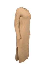 Current Boutique-Equipment - Light Brown Knit Dress Sz S