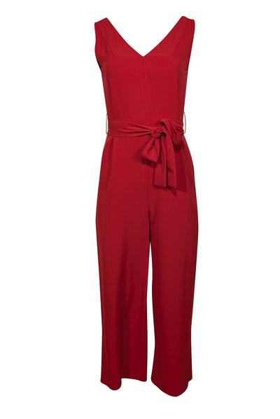 Current Boutique-Everlane - Red Sleeveless Jumpsuit Sz 0