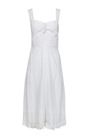 Current Boutique-Faithfull the Brand - White Floral Sleeveless "Videlio" Midi Dress Sz 6