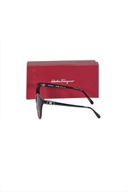 Current Boutique-Ferragamo - Black Oversized Sunglasses