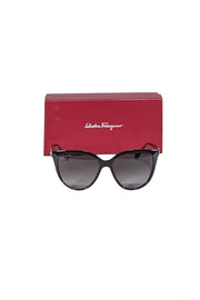 Current Boutique-Ferragamo - Black Oversized Sunglasses