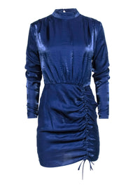 Current Boutique-Finders Keepers - Indigo Iridescent Mock Neck Dress Sz 4