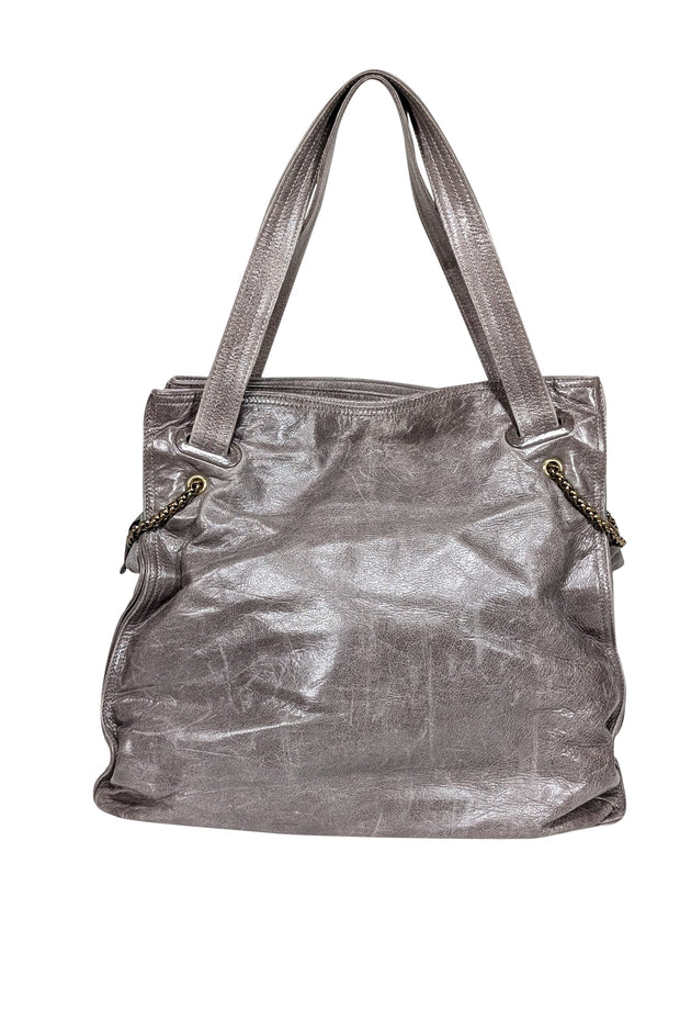 Current Boutique-Foley & Corinna - Grey Distressed Large Shoulder Bag