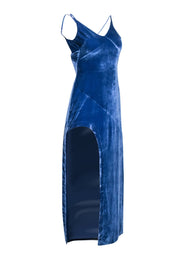 Current Boutique-For Love & Lemons - Blue Velvet "Nadine" Maxi Dress Sz XS