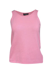 Current Boutique-Forte Cashmere - Pink Cashmere Tank Top Sz S