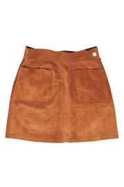 Current Boutique-Frame - Tan Suede Mini Skirt Sz 4