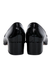 Current Boutique-Frances Valentine - Black Patent Leather Heeled Loafer Sz 7.5