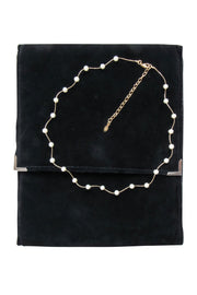 Current Boutique-Frank Adams Jewelers - 14k Gold Strand Necklace w/ Pearl Detail