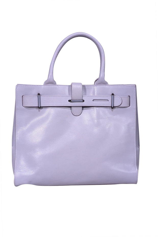 Current Boutique-Furla - Periwinkle Leather Structured Handbag