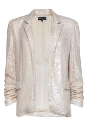 Current Boutique-Generation Love - Ivory "Serafina" Sequin Blazer Sz M