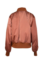 Current Boutique-Golden Goose - Antiqued Rose Satin Bomber Jacket Sz XS