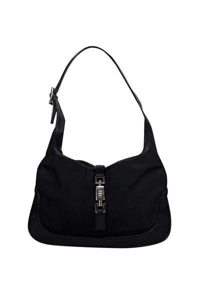 Current Boutique-Gucci - Black Canvas Jackie Shoulder Bag