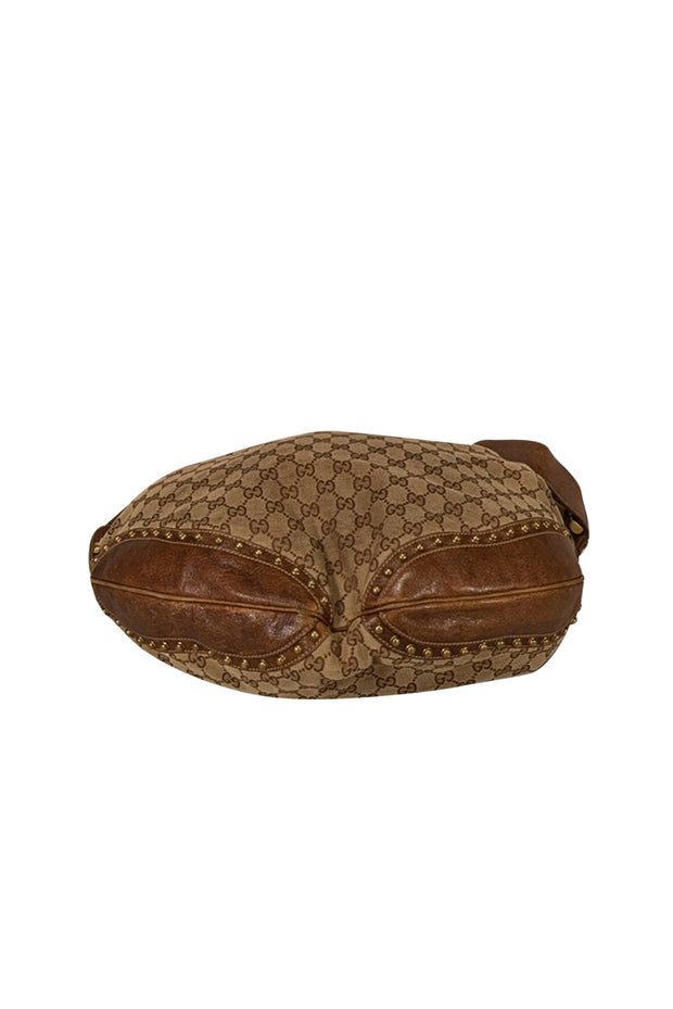 Current Boutique-Gucci - Brown Monogram Canvas Shoulder Bag