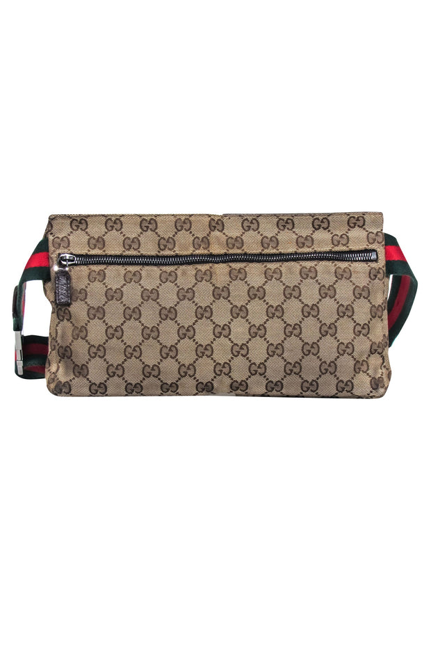 Current Boutique-Gucci - Brown Monogram Print Crossbody Belt Bag