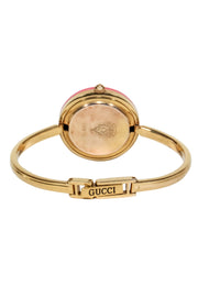 Current Boutique-Gucci - Gold Watch w/ Multi-Colored Bezels