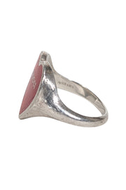 Current Boutique-Gucci - Red Heart Sterling Silver Ring Sz 8