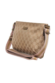 Current Boutique-Gucci - Tan Monogram Crossbody Bag