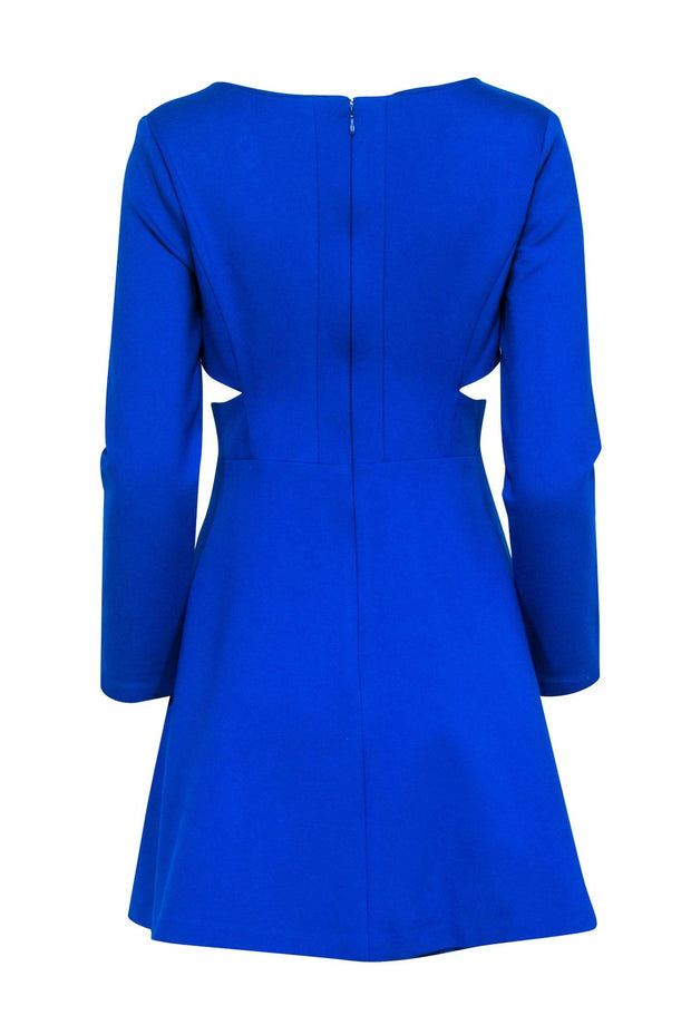 Current Boutique-Halston Heritage - Cobalt Blue Side Cut Out Dress Sz M