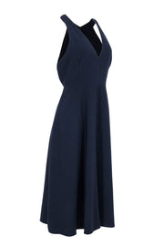 Current Boutique-Halston Heritage - Navy Sleeveless V-Neckline Dress Sz 12