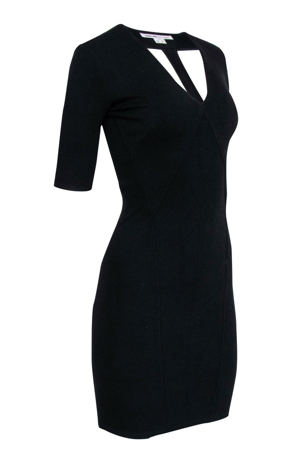 Current Boutique-Helmut Lang - Black Cut Out Back Dress Sz S