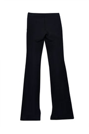 Current Boutique-Helmut Lang - Black Seamed Slim Leg Pants w/ Notched Ankle Sz 2