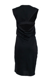 Current Boutique-Helmut Lang - Black Sleeveless Side Cutout Dress Sz 4