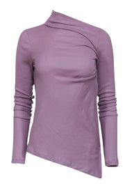 Current Boutique-Helmut Lang - Lavender Ribbed Long Sleeve Top Sz M