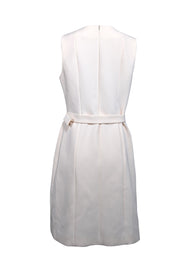 Current Boutique-Hugo Boss - Light Pink Belted Sleeveless Dress Sz 10