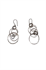 Current Boutique-Ippolita - 925 Sterling Silver Hammered Jet Set Earrings