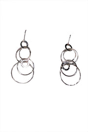 Current Boutique-Ippolita - 925 Sterling Silver Hammered Jet Set Earrings