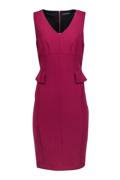 Current Boutique-Iris Setlakwe - Magenta Sleeveless Dress w/ Peplum Sz 10