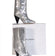 Isabel Marant - Silver Metallic Embossed Leather "Locky" Boots Sz 6