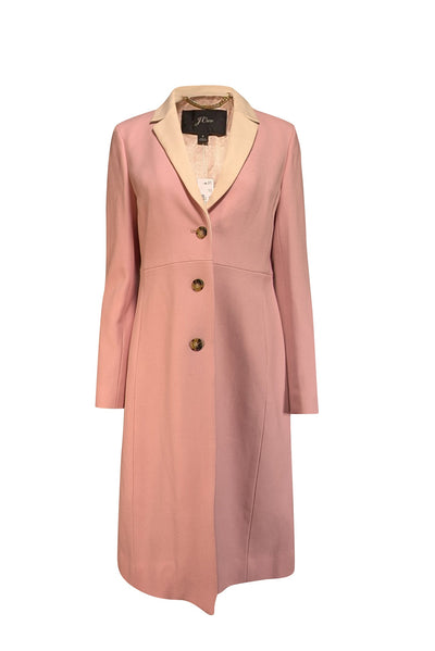 Current Boutique-J.Crew Collection - Light Pink Wool Longline Coat Sz 8