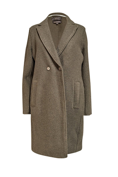 Current Boutique-J.Crew - Forrest Green Italian Boiled Wool Coat Sz 6