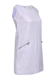 Current Boutique-J.Crew - Light Lilac Geometric Jacquard Shift Dress Sz PS