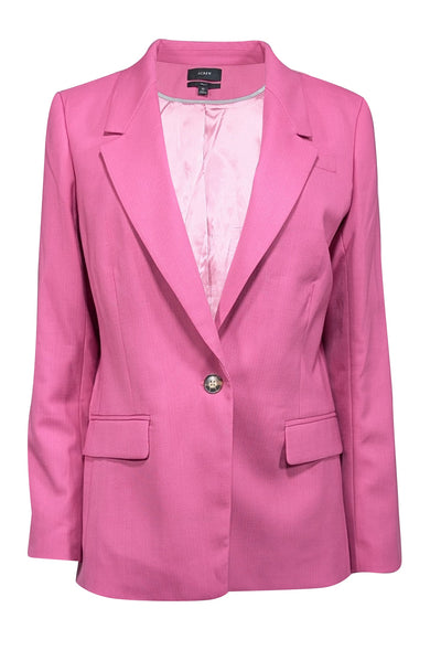 Current Boutique-J.Crew - Pink Wool Blend Blazer Sz 10