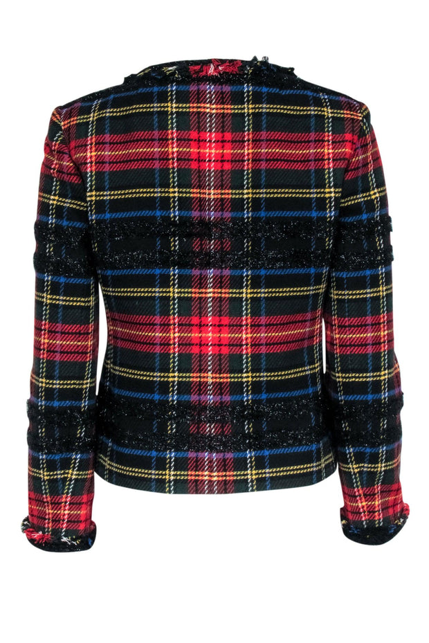 Current Boutique-J.Crew - Red, Blue, Green, & Black Plaid Blazer Jacket Sz 4