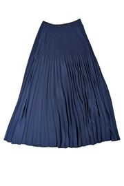 Current Boutique-Jenni Kayne - Navy Pleated Midi Skirt Sz S