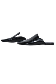 Current Boutique-Jil Sander - Black Leather Mule Flats Sz 10.5