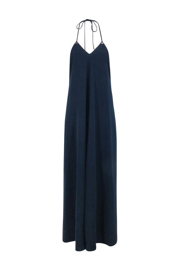 Current Boutique-Jill Stuart - Navy Shift Silhouette Maxi Gown Sz 4