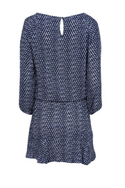 Current Boutique-Joie - Navy & White Spotted Drop Waist Dress Sz S